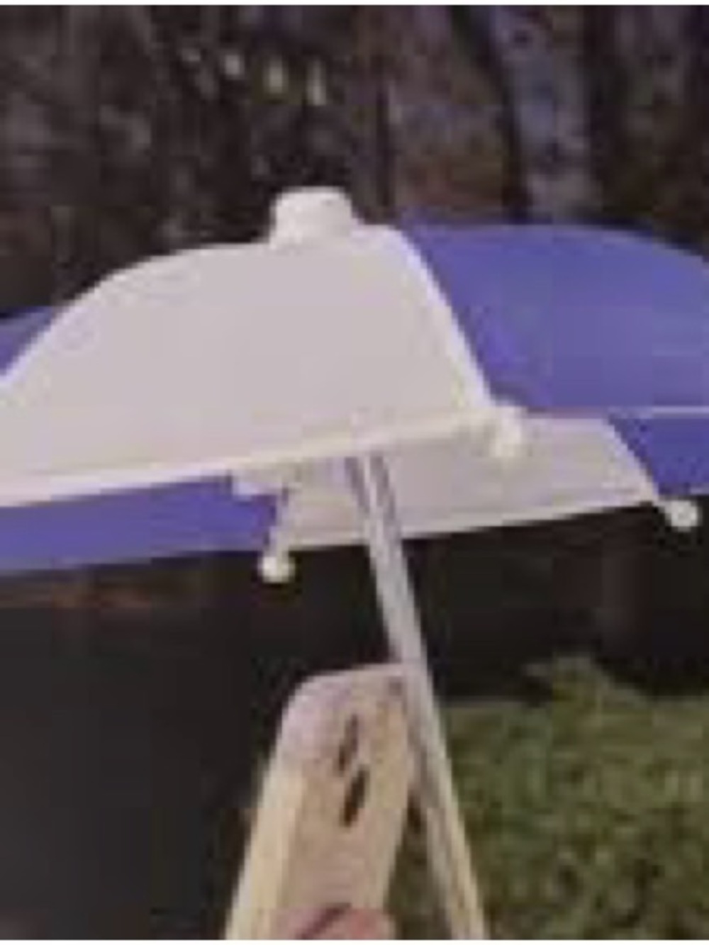 Expressions White Phone Umbrella Accessory